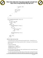 Giáo trình phân tích ứng dụng nguyên lý thuật toán hiệu chỉnh trong đường chạy lập trình p1 ppsx