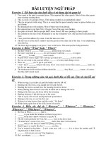 BÀI LUYỆN NGỮ PHÁP pdf