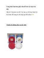 Công thức làm hoa giấy siêu dễ cho các bạn trai đây pot