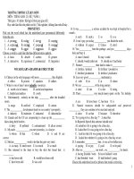 TRƯỜNG THPTBC LÊ QUY ĐÔN MÔN : TIẾNG ANH 12 ( HỆ 7 NĂM ) ppt