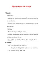 Giáo án Tiếng Việt lớp 3 : Tên bài dạy : Tập đọc Quạt cho bà ngủ. potx