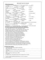 ĐỀ THI THỬ ANH VĂN NĂM 2011 pps