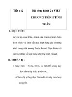 Giáo án tin học 8_tiết 12 ppt