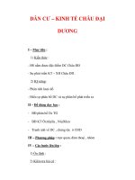 Giáo án ĐỊa lý lớp 7 : Tên bài dạy : DÂN CƯ – KINH TẾ CHÂU ĐẠI DƯƠNG pot