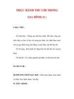 Giáo án Công nghệ lớp 6 : Tên bài dạy : THỰC HÀNH THU CHI TRONG GIA ĐÌNH( tt ) pot