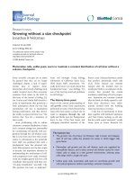 Báo cáo sinh học: 