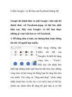 6 điều Google+ có thể làm mà Facebook không thể ppsx