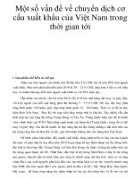 Một số vấn đề về chuyển dịch cơ cấu xuất khẩu của Việt Nam trong thời gian tới_7 ppsx