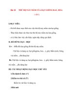 Giáo án lớp 7 môn Công Nghệ: Bài 18 THỬ ĐỘ NẢY MẦM CỦA HẠT GIỐNG RAU, HOA ( tiết1) docx