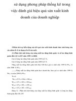 sử dụng phơng pháp thống kê trong việc đánh giá hiệu quả sản xuất kinh doanh nghiệp_6 doc