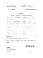 Thông báo số 1358/TB-KBNN potx