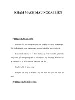 KHÁM MẠCH MÁU NGOẠI BIÊN ppsx