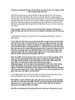 Tổng quan những thành tựu về xây dựng văn hoá, xã hội, con người ở Việt Nam trong 20 năm đổi mới ppt