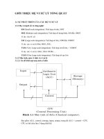 GIỚI THIỆU HỆ VI XỬ LÝ TỔNG QUÁT