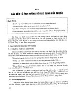 Tác dụng thuốc và các yếu tố ảnh hưởng potx