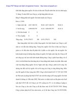 Thực trạng kinh doanh các ngành điện ảnh nghệ thuật và hiệu quả kinh doanh tại ngành này thông qua các minh chứng tài chính - 3 docx