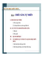 Quang học kiến trúc - Bài 6 pdf