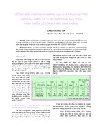 Báo cáo khoa học: 