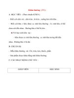 Giáo án môn Kỹ Thuật: Khâu thường ( T1 ) docx