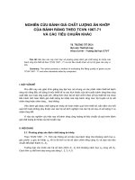 Báo cáo khoa học: 