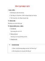 Giáo án Vật lý lớp 6 : Tên bài dạy : ÔN TẬP HỌC KÌ I pdf