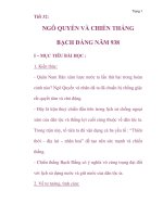 Giáo án lịch sử 6_ Tiết 32 pptx