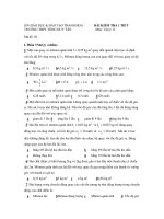 BÀI KIỂM TRA 1 TIẾT Môn: Vật lý 12 - Mã đề: 02 pot