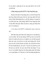 Giáo trình tổng hợp những lập luận của Quesnay trong việc phát triển kinh tế xã hội phần 3 pdf