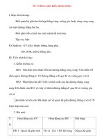 Giáo án lớp 7 môn Hình Học: TỪ VUÔNG GÓC ĐẾN SONG SONG ppt