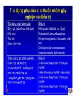 Bài giảng điều trị HIV - Chăm sóc giảm nhẹ cho bệnh nhân HIV/AIDS part 6 pptx