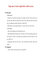 Giáo án Tiếng Việt lớp 3 : Tên bài dạy : Tập đọc Luôn nghĩ đến miền nam. potx