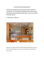 10 cách đơn giản làm mới phòng bếp (P1) doc