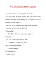 Giáo án Sinh học lớp 6 : Tên bài dạy : Vận chuyển các chất trong thân potx