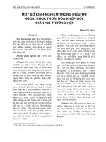 ĐIỀU TRỊ NGOẠI KHOA THOÁI HÓA GỐI ppsx