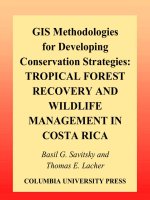 GIS Methodologies for Developing Conservation Strategies Part 1 docx