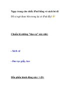 Ngụy trang cho chiếc iPad bằng vỏ sách bỏ đi doc