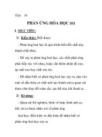 Giáo án hóa học 8_Tiết: 19 pptx