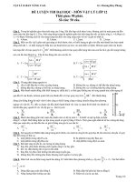 ĐỀ LUYỆN THI ĐẠI HỌC - MÔN VẬT LÝ potx