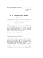 Báo cáo toán học: 