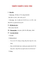 Giáo án ĐỊa lý lớp 7 : Tên bài dạy : THIÊN NHIÊN CHÂU PHI pps