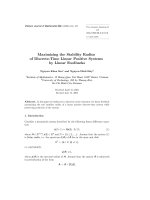 Báo cáo toán học: 