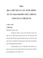 GIÁO ÁN LỊCH SỬ 9_Tiết 1 potx