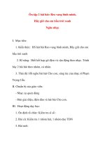 Giáo án lớp 5 môn Âm Nhạc: Ôn tập 2 bài hát: Reo vang bình minh, Hãy giữ cho em bầu trời xanh pps