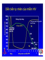 Bài giảng điều trị HIV : SINH BỆNH HỌC VÀ DIỄN BIẾN TỰ NHIÊN CỦA NHIỄM HIV part 5 ppsx
