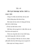 Giáo án hóa học 8_Tiết: 69 docx