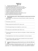 English test Time: 60’ pps