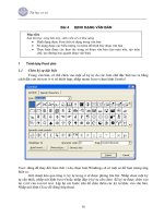 Tin học cơ sở - Bài 4 pps