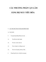 CÁC PHƯƠNG PHÁP CẬN LÂM SÀNG BỘ MÁY TIÊU HÓA doc