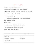 Giáo án môn Kỹ Thuật: Khâu thường (T2 ) pdf