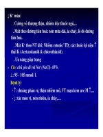 Bài giảng sinh hóa - Máu và dịch não part 3 ppt